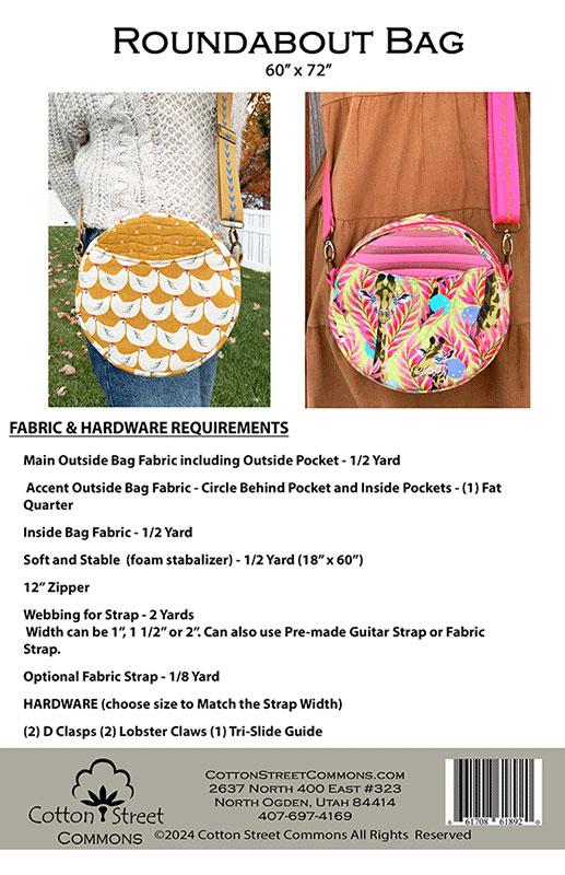 Roundabout Bag - Sewing Pattern