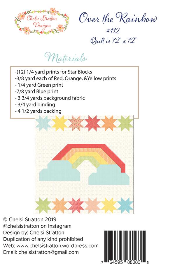 Over The Rainbow - Quilt Pattern