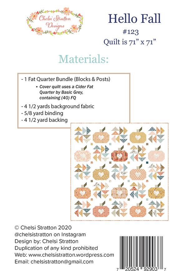 Hello Fall - Quilt Pattern