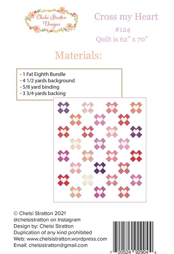 Cross My Heart - Quilt Pattern