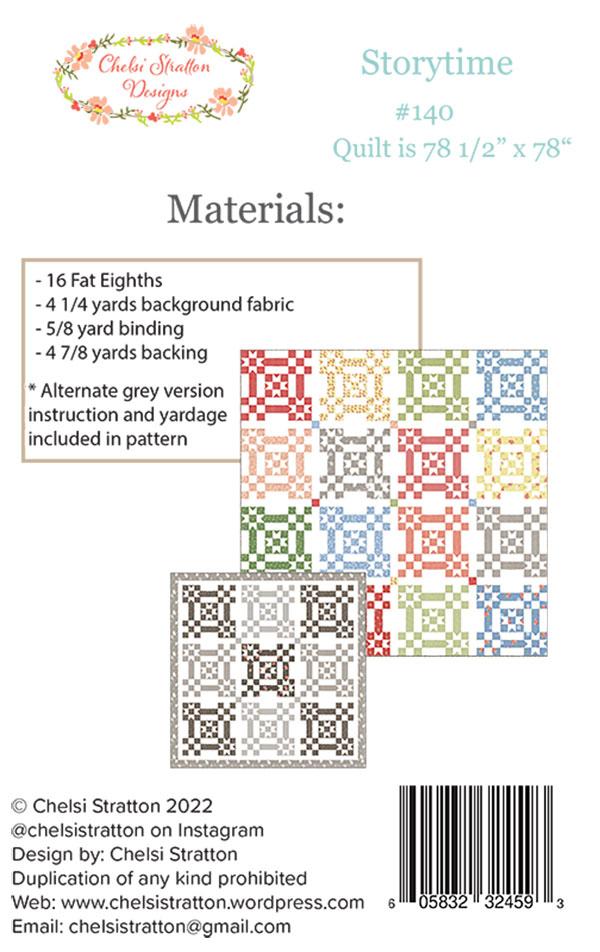 Storytime - Quilt Pattern