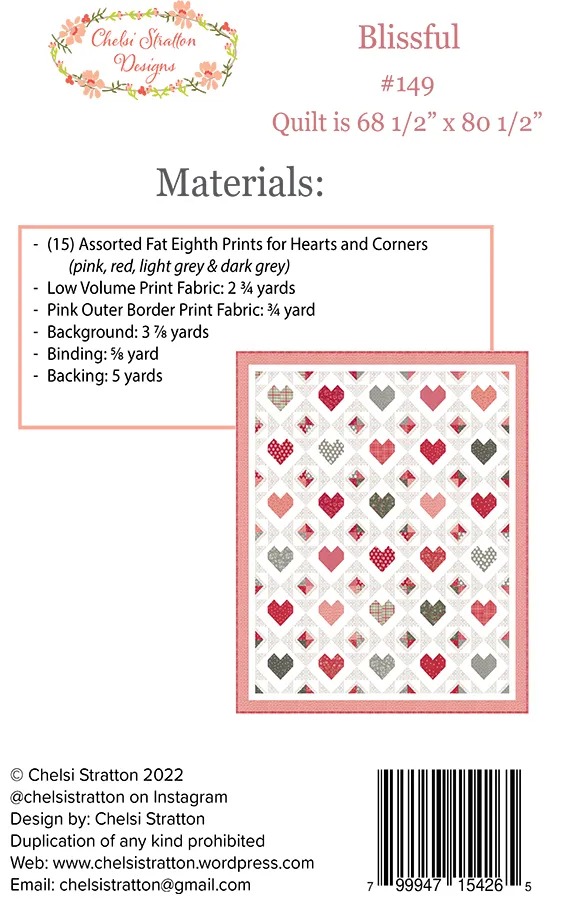 Blissful - Quilt Pattern