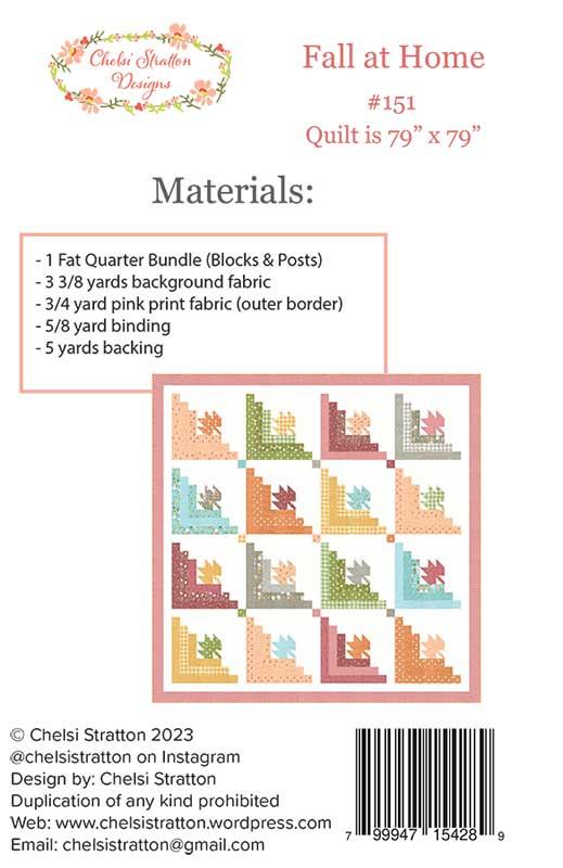 Fall at Home - Quilt Pattern
