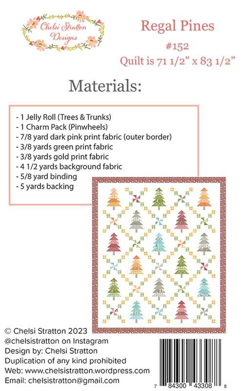 Regal Pines - Quilt Pattern