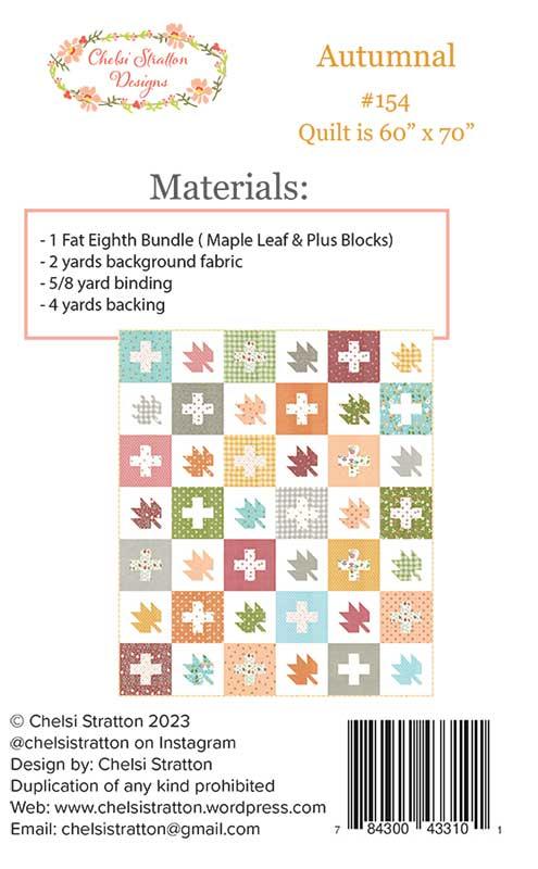 Autumnal - Quilt Pattern