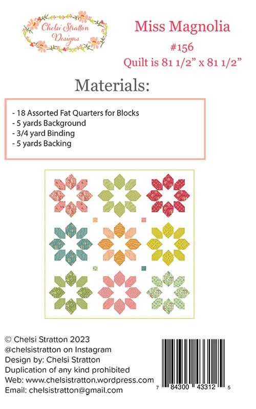 Miss Magnolia - Quilt Pattern