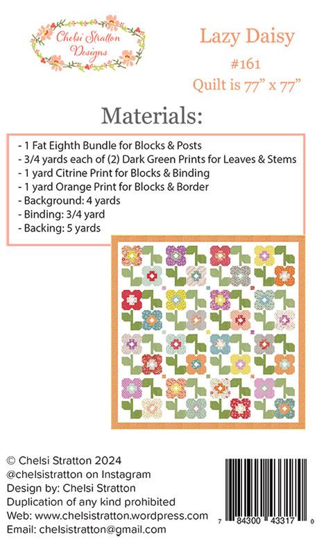 Lazy Daisy - Quilt Pattern