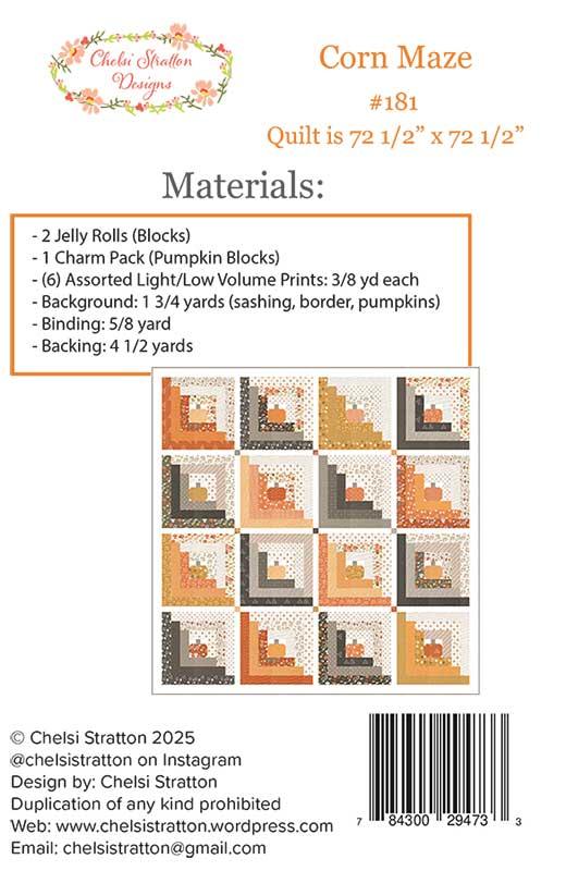 Corn Maze - Quilt Pattern