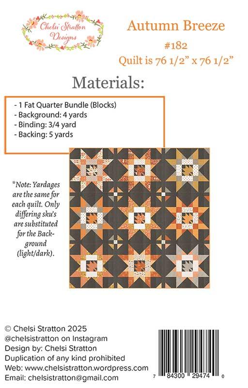 Autumn Breeze - Quilt Pattern