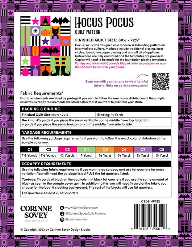 Hocus Pocus - Quilt Pattern