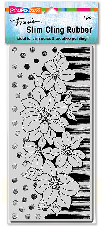 Slim Pop Blooms - Cling Stamp