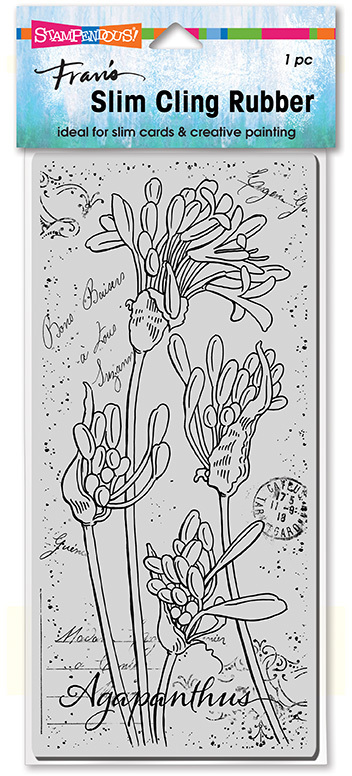 Slim Agapanthus - Cling Stamp