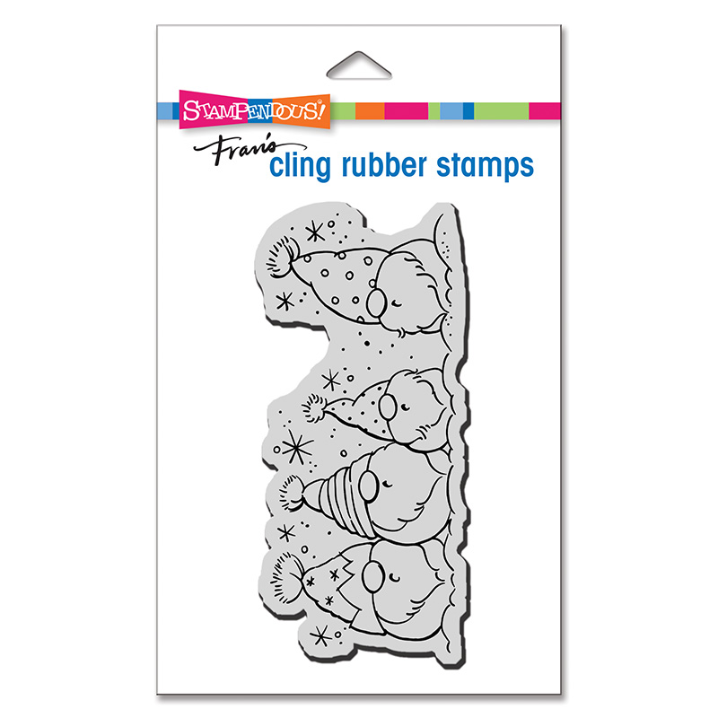 Mini Snow Gnomes - Cling Stamp