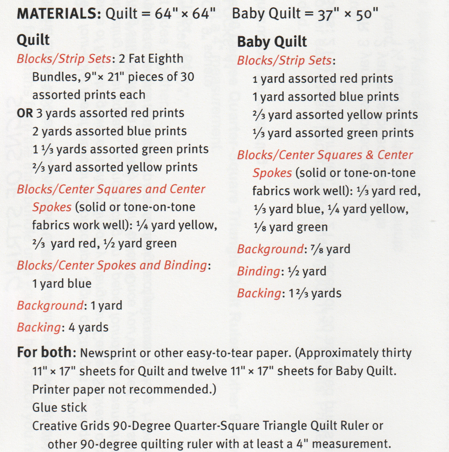 Signs Of String - Quilt Pattern