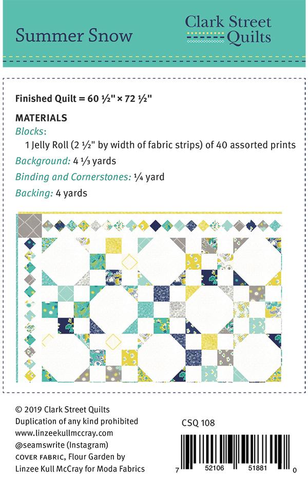 Summer Snow - Quilt Pattern