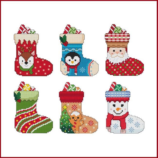 Christmas Stockings - Cross Stitch Pattern