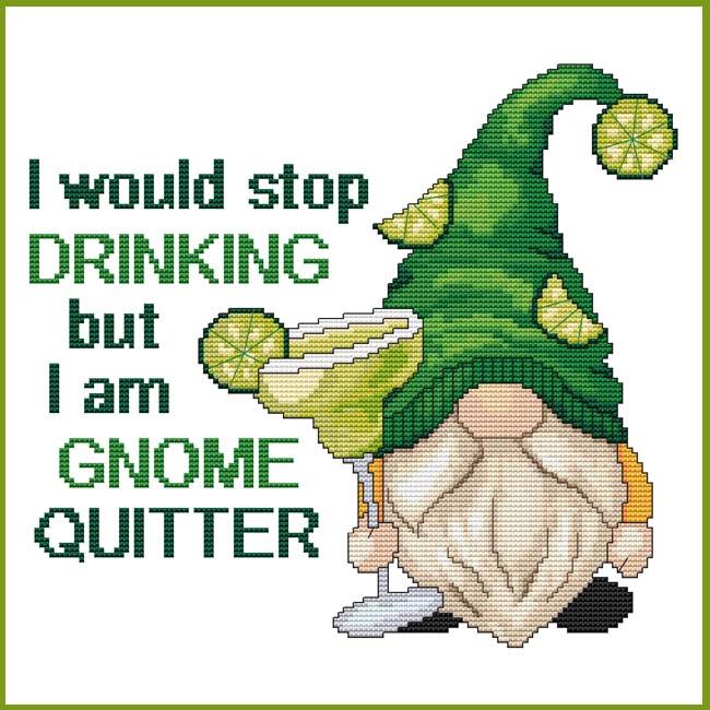 Margarita Gnome - Cross Stitch Pattern