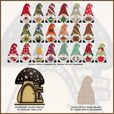 Little Gnome Series Combo - Cross Stitch Pattern