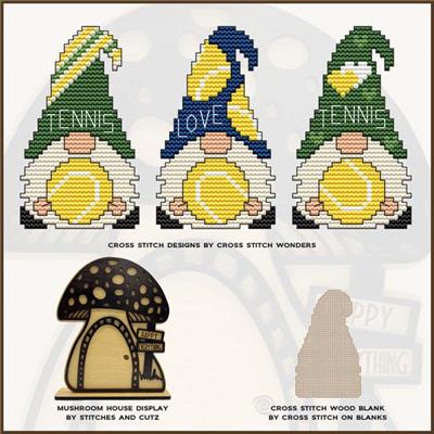 Tennis - Cross Stitch Pattern