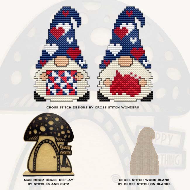 Love Quilting N' Knitting - Cross Stitch Pattern