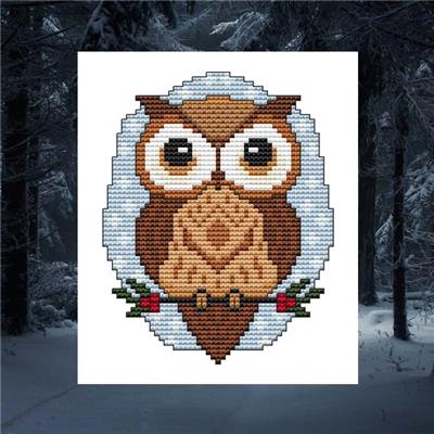 Owl Ornament - Cross Stitch Pattern