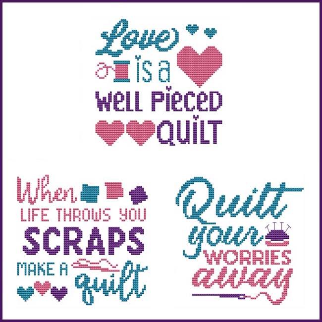 Needlework Sayings II - Cross Stitch Pattern
