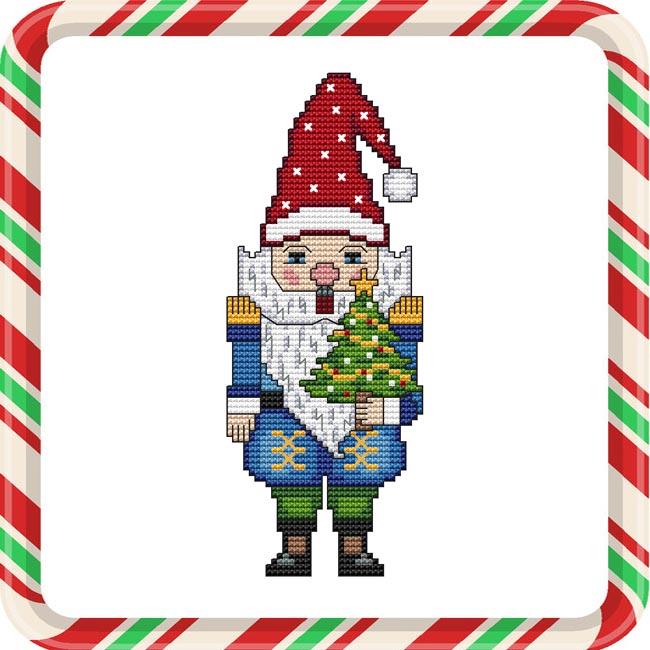 Nutcracker Series Christmas Gnome - Cross Stitch Pattern
