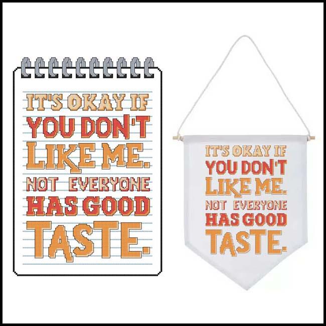 Sassy Threads - It's Okay - Cross Stitch Pattern