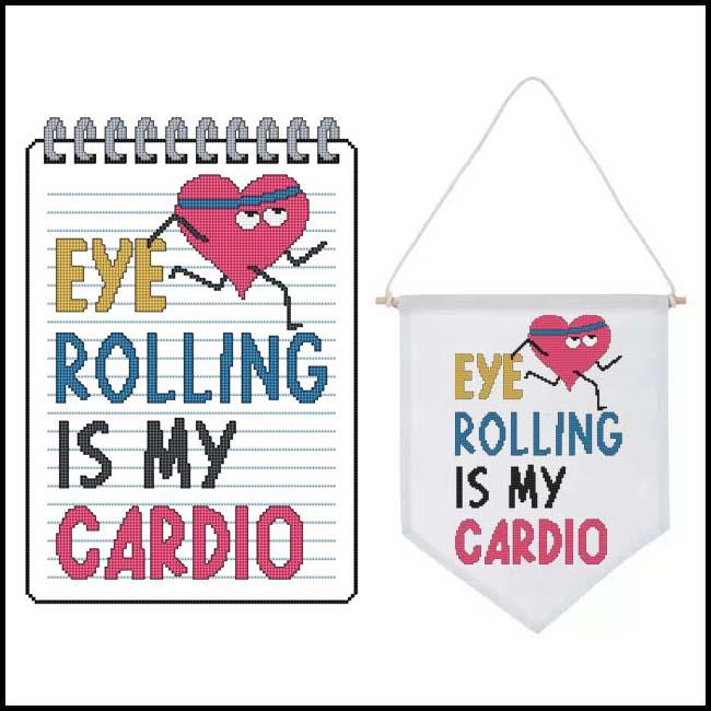 Sassy Threads - Eye Rolling - Cross Stitch Pattern