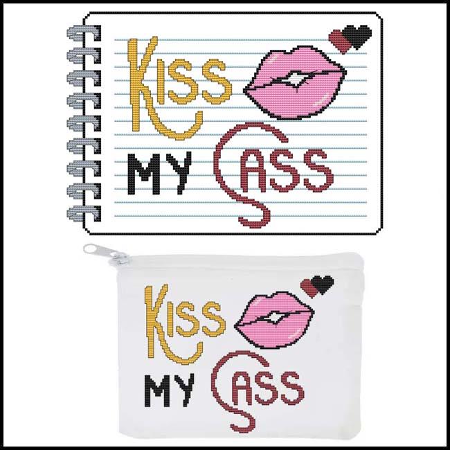 Sassy Threads II - Kiss My Sass - Cross Stitch Pattern