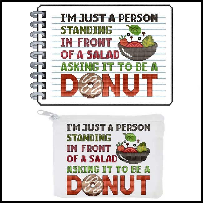 Sassy Threads II - I'm Just A Person - Cross Stitch Pattern
