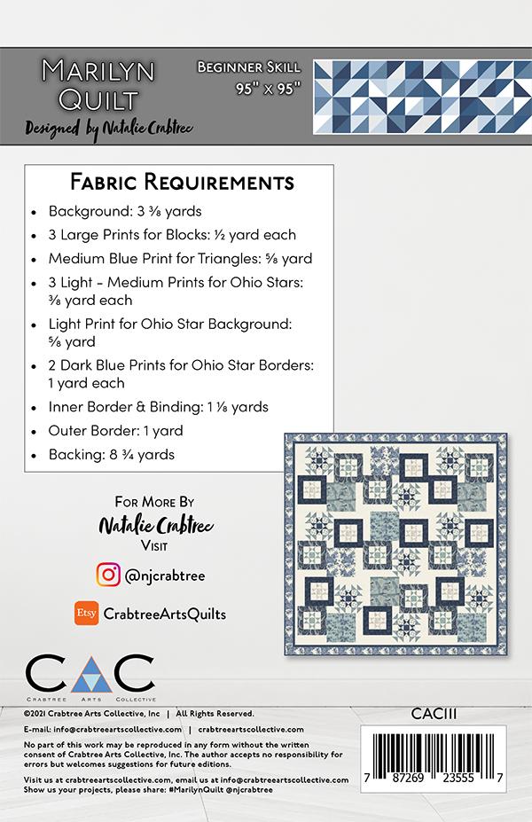 Marilyn Quilt - Quilt Pattern