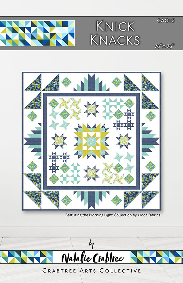 Knick Knacks - Quilt Pattern, zoomed in. Select this picture to zoom back out.