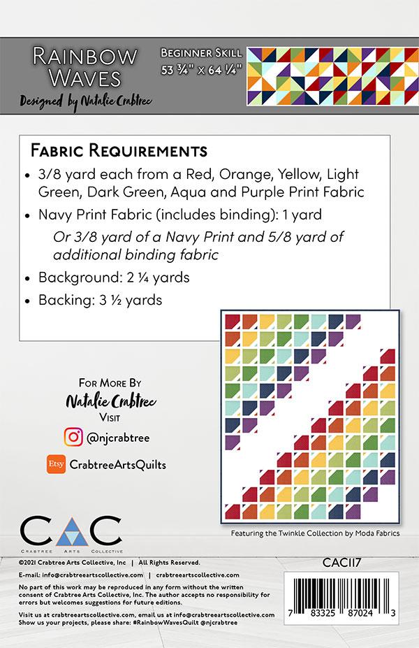 Rainbow Waves - Quilt Pattern