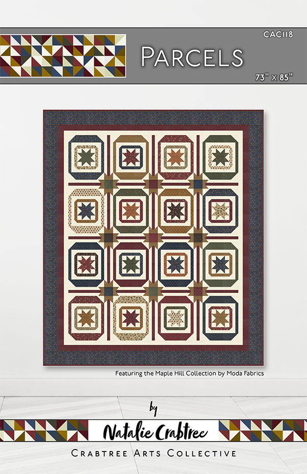 Parcels - Quilt Pattern, zoomed in. Select this picture to zoom back out.