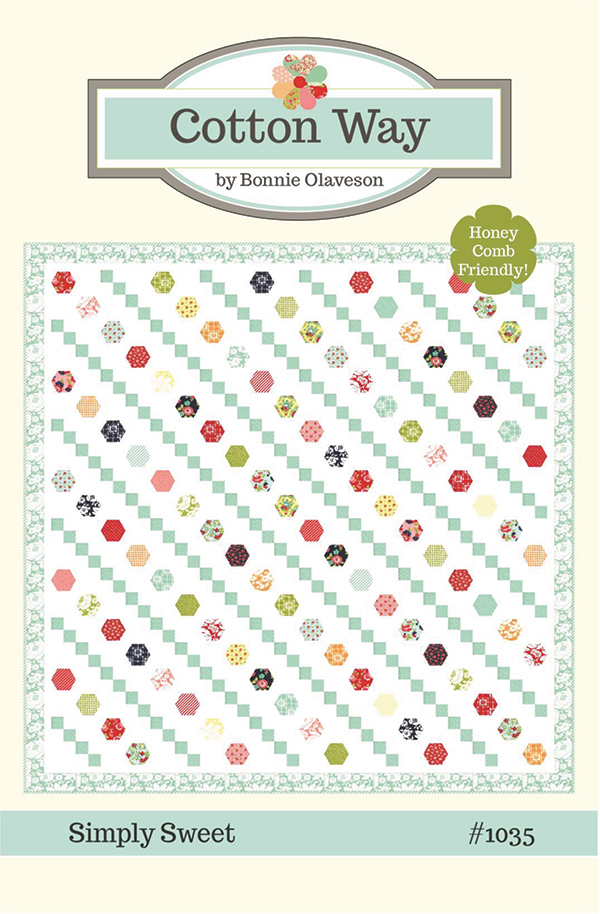 Simply Sweet - Quilt Pattern, zoomed in. Select this picture to zoom back out.