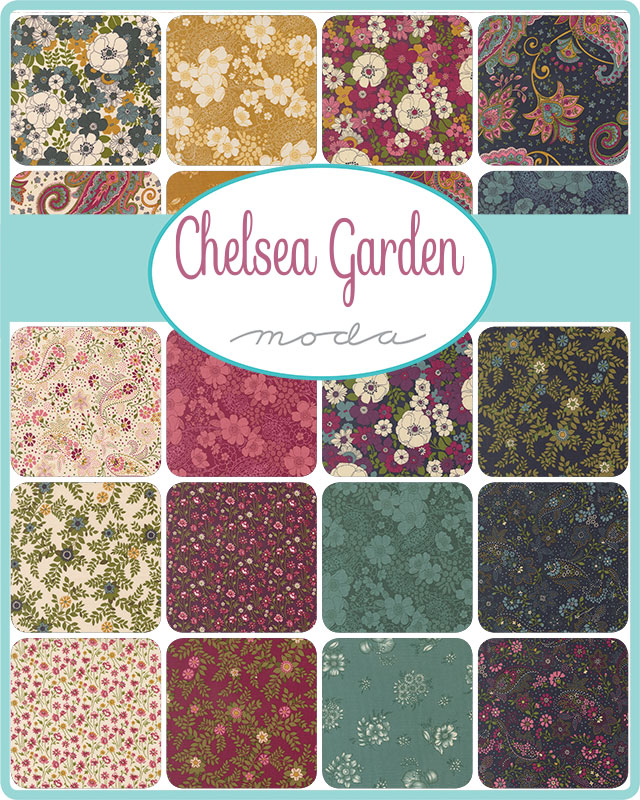 Chelsea Garden Vines Mulberry - Quilt Fabric
