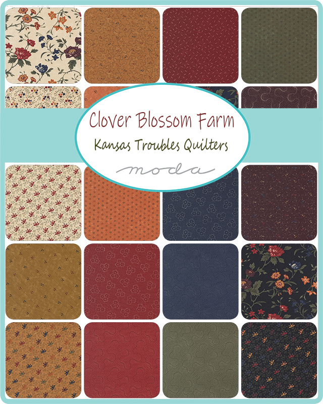 Clover Blossom Farm Dandelion - Sweet Woodruff - Fabric