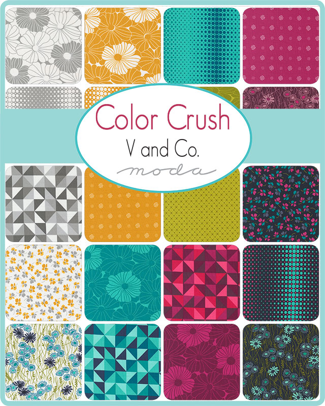 Color Crush Flower - Plum - Quilt Fabric