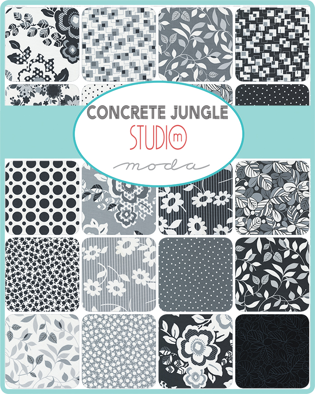 Concrete Jungle Asphalt - Quilt Fabric