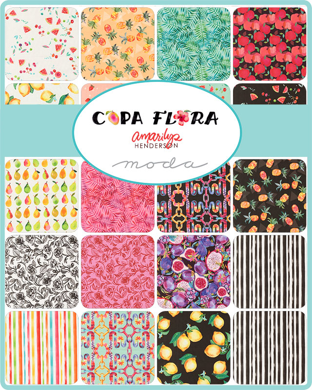 Copa Flora - Charm Pack, different perspective #1, zoomed in. Select this picture to zoom back out.