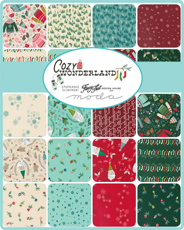 Cozy Wonderland Berry - Quilt Fabric