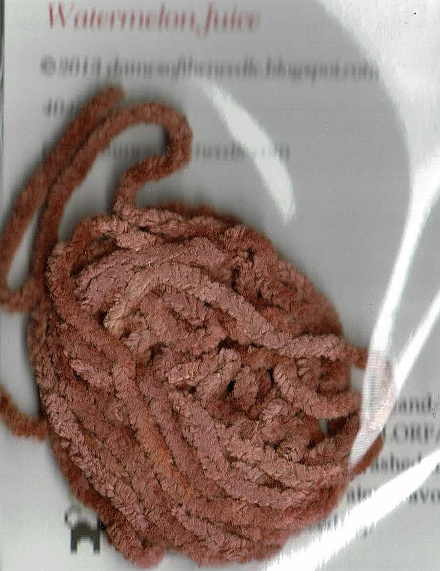 Watermelon Juice Chenille Trim Pink (3 yards)