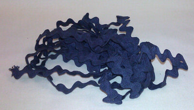 Black 1/2" Rick Rack Trim (3 yards)