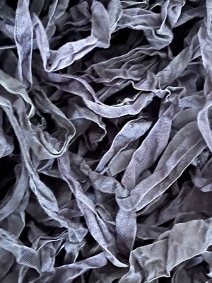 Mayflower Grey Crinkle Ribbon - 2 yards