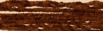 Petrified Wood Bark Brown Chenille (3 yds)