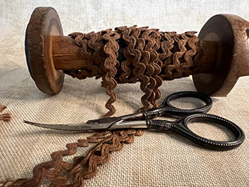 Truffle Pig Brown 1/4" Rick Rack - 3 yards