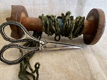 New Year's Collards Green Chenille (3yds)
