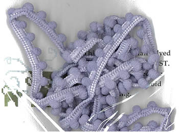 Bogart's Violet Mini Pom Pom (1yd) 