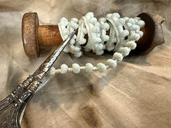 Colonial Blue Mini Pom Pom (1yd) 